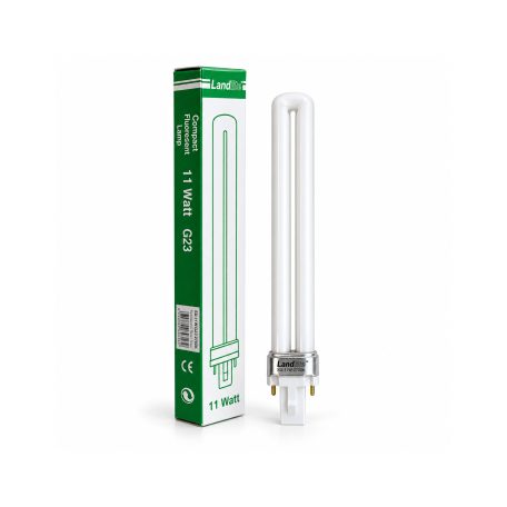  LANDLITE Energy saving, G23, 11W, 450lm, 2700K, 2 pin, fluorescent lamp (SU-11W)