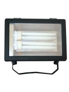 LANDLITE FL-226B, 2X26W G24q-3, reflector (CFLs included), black.  