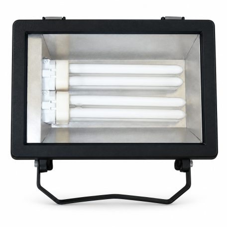 LANDLITE FL-226B, 2X26W G24q-3, reflector (CFLs included), black.  
