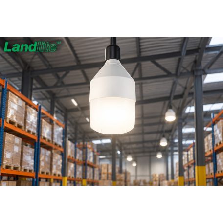 LANDLITE LED, E27, 55W, T140 5300lm, 4000K, warehouse bulb lighting (LED-T140-55W)