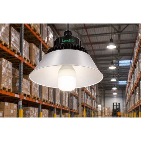 LANDLITE LED, E27, 55W, T140 5300lm, 4000K, warehouse bulb lighting (LED-T140-55W)