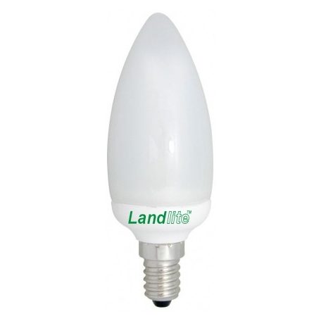 LANDLITE EIC/M-5W E14 230V 2700K 8000 hour, candle form, CFL (energy saving lamp)