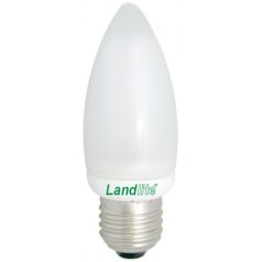   LANDLITE EIC/M-9W E27 230V 2700K 8000 hour, candle form, CFL (energy saving lamp)