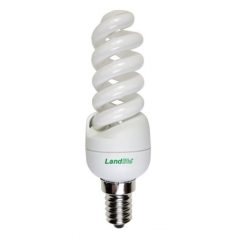   LANDLITE ELHS-11W E14 C04 230V, 8000 hour, 2700K, mini spiral, CFL (energy saving lamp)