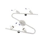 LANDLITE CLG-540C króm spotlámpa 230V 4xMax 50W GU10 állítható Z-forma