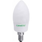 LANDLITE D-EIC-E14-9W E14 230V 2700K 10000hour, candle form (DIMMABLE energy saving lamp)