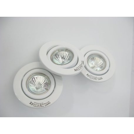 LANDLITE KIT-60-3, 3pcs MR16 20W 12V halogen lamp, rotateable design, white
