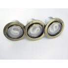 LANDLITE KIT-60A-3, 3pcs 13W GU10 230V white CFL (energy saving lamp), rotateable design, downlight KIT antiq