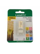 LANDLITE LED, G9, 4W, 398lm, 3000K, lamp (LED-G9-4W)