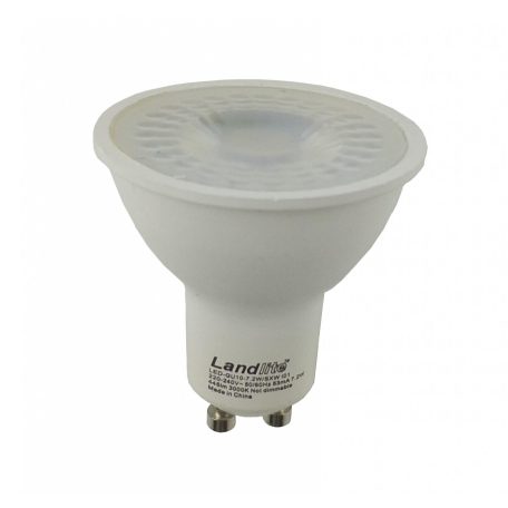  LANDLITE LED, GU10, 7,2W, 445lm, 3000K, spot lamp (LED-GU10-7.2W/SXW)