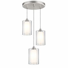   LANDLITE V2062/3UD (PCL-520), modern függesztett lámpa 3xE14 230V