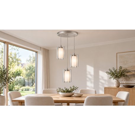 LANDLITE V2062/3UD (PCL-520), modern függesztett lámpa 3xE14 230V