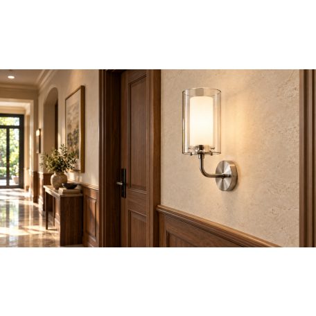LANDLITE V2061/1WL, modern fali lámpa 1xE14 230V