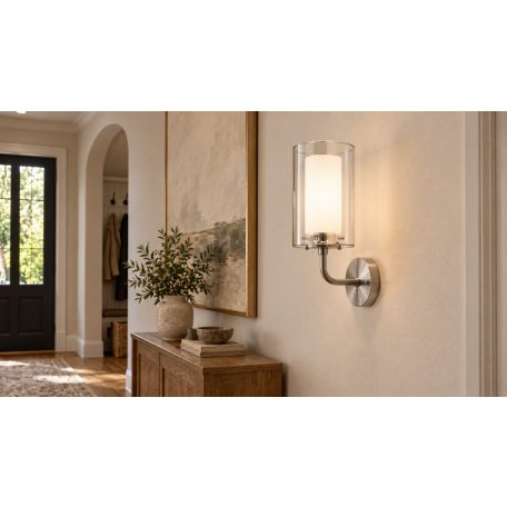 LANDLITE V2061/1WL, modern fali lámpa 1xE14 230V