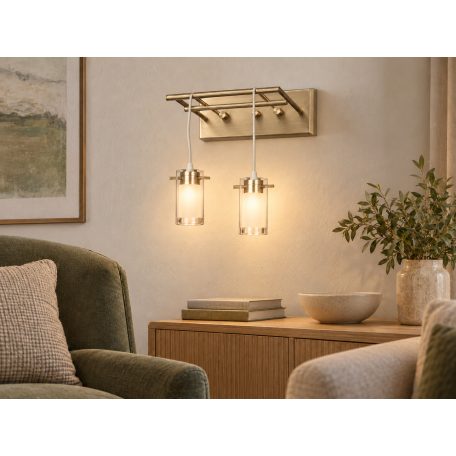 LANDLITE V2056/2W, modern fali lámpa 2xG9 230V