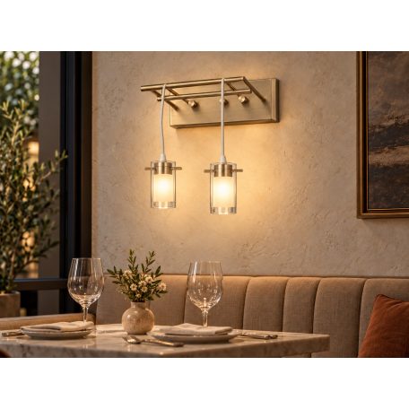 LANDLITE V2056/2W, modern fali lámpa 2xG9 230V
