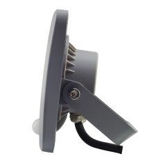   LANDLITE LED-FL-30W/MCL, 3000K warm white, grey, 30W LED Floodlight with motion sensor