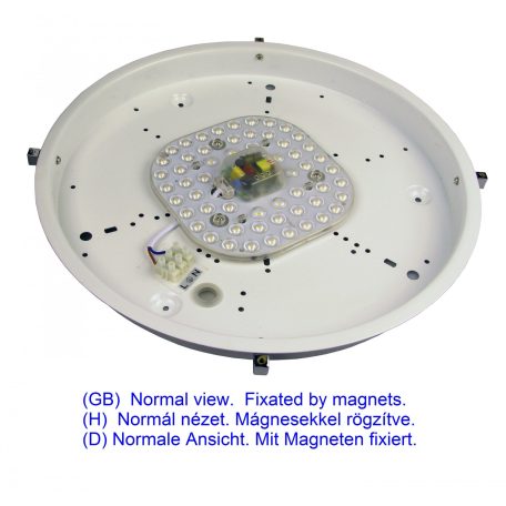 LANDLITE LED-MZ001-165B-24W, 3000K warm white, Replacement LED module lamp for wall and ceiling light
