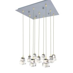   LANDLITE SOLAR-9PIN modern függesztett lámpa 9xGU10 50W 230V