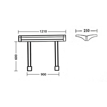LANDLITE TT OFFIA 2X21W (OLS-221TT),  Office Lamp