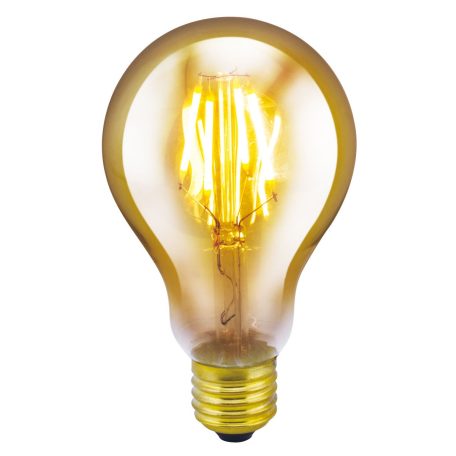  LANDLITE LED filament, E27, 7.3W, A75, 710lm, 1700K, (RUB-A75-7.3W/FLT), dimmable, golden, vintage, edison, dekoratív LED izzó, LED fényforrás, LED lámpa