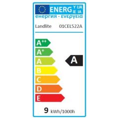   LANDLITE Energy saving, E27, 9W, 450lm, 2700K, stick light bulb (ELT/M-9W)