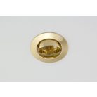 LANDLITE DL-41, 1xMR11 max 35W 12V G4 halogen lamp, rotateable design, single downlight lamp, mat brass