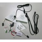 LANDLITE KIT-15-3, 3pcs JC-20W G4 12V, under cabinet light KIT, white