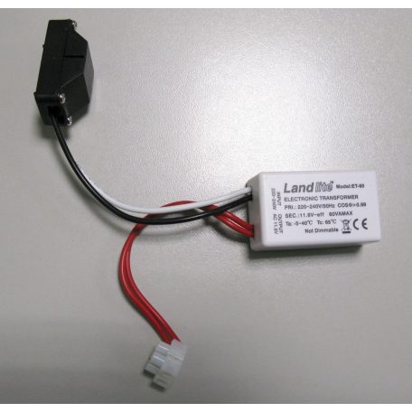 LANDLITE KIT-15-3, 3pcs JC-20W G4 12V, under cabinet light KIT, white