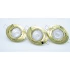 LANDLITE KIT-54-3, 3pcs MR16 20W 12V halogen lamp, rotateable design, downlight KIT (3 pcs halogen KIT), bras