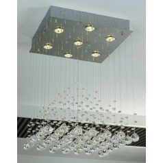 LANDLITE CANNES,MD51104-7B, 7XGU10 50W 230V, crystal lamp
