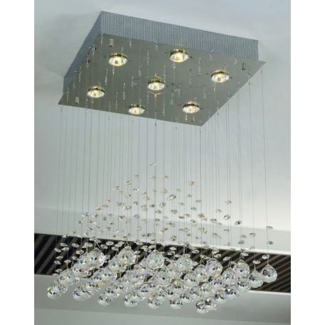 LANDLITE CANNES,MD51104-7B, 7XGU10 50W 230V, crystal lamp