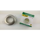 LANDLITE DL-58A, 1x max 50W (a variety of light bulbs can be used), rotateable design,  mat chrome, downlight