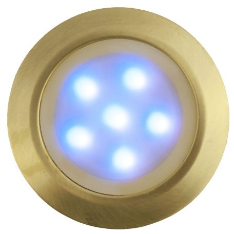 LANDLITE LED-GR01-3x1,2W, 3pcs SET, transformer, metallic colors: gold, matte, LED color: 7 color changing, I