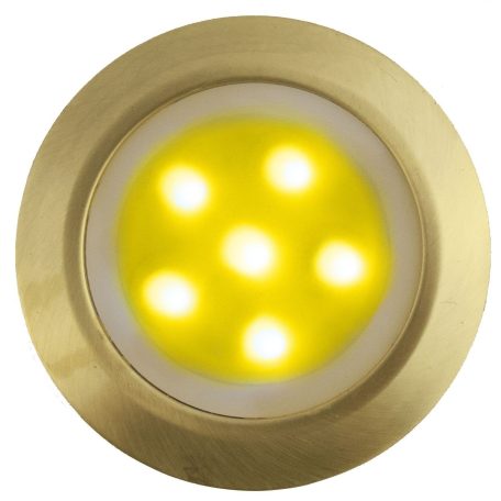LANDLITE LED-GR01-3x1,2W, 3pcs SET, transformer, metallic colors: gold, matte, LED color: 7 color changing, I