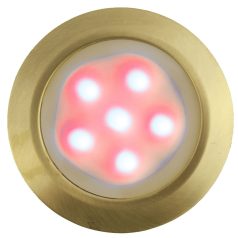   LANDLITE LED-GR01-3x1,2W, 3pcs SET, transformer, metallic colors: gold, matte, LED color: 7 color changing, I