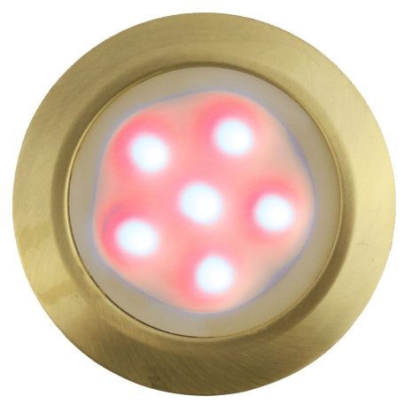 LANDLITE LED-GR01-3x1,2W, 3pcs SET, transformer, metallic colors: gold, matte, LED color: 7 color changing, I