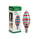 LANDLITE 1pcs colour electric bulb VENICE, E14, 25W 
