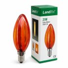 LANDLITE 1pcs colour electric bulb SAN FRANSISCA, E14, 25W 