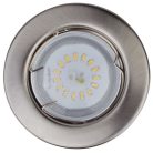 LANDLITE KIT-57-3, 3pcs 1,5W GU10 230V white LED lamp, fix design, downlight KIT (3 pcs LED KIT) mat chrome 