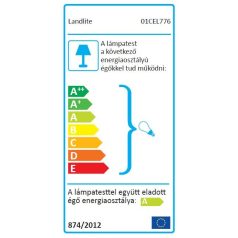   LANDLITE KIT-57-3, 3pcs 1,5W GU10 230V white LED lamp, fix design, downlight KIT (3 pcs LED KIT) mat chrome 