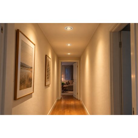 LANDLITE KIT-60-3, 3pcs 1,5W GU10 230V white LED lamp, rotateable design, downlight KIT (3 pcs LED KIT) white