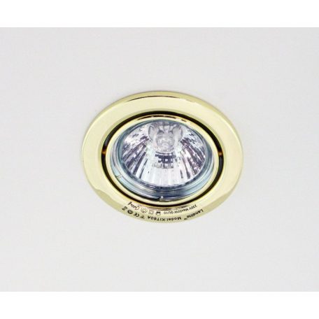 LANDLITE KIT-60-3, 3pcs 7W GU10 230V CFL (energy saving lamp), rotateable design, downlight KIT brass