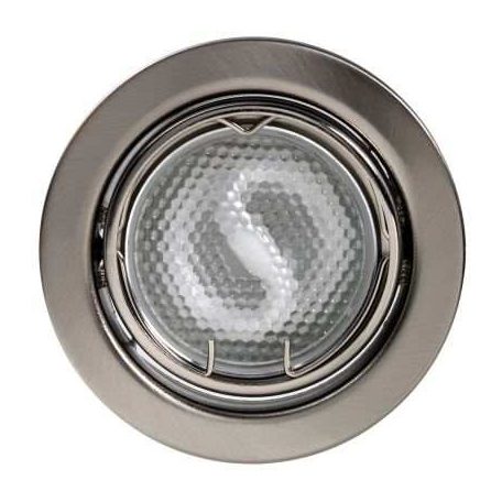 LANDLITE KIT-60-3, 3pcs 7W GU10 230V white CFL (energy saving lamp), rotateable design, downlight KIT mat chr