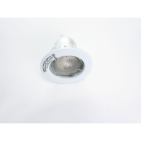 LANDLITE KIT-57-3, 3pcs 7W GU10 230V white CFL (energy saving lamp), fix design, downlight KIT (3 pcs-os KIT)