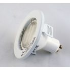 LANDLITE KIT-57-3, 3pcs 7W GU10 230V white CFL (energy saving lamp), fix design, downlight KIT (3 pcs-os KIT)