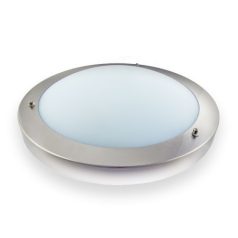   LANDLITE VISOLA CL077, 2XE27 60W, matt chrome, IP44, bathroom lamp