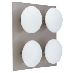   LANDLITE TRIVENI WL320-4R, 4x40W G9, IP44, matt chrome, bathroom lamp