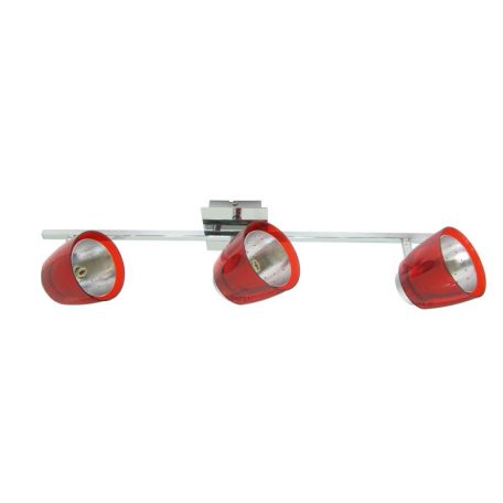 LANDLITE FELIX G929-3TU multi-color, wall-mounted spot light (chrome red)