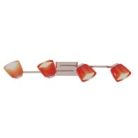 LANDLITE FELIX G929-4TU2 multi-color, wall-mounted spot light (chrome red)